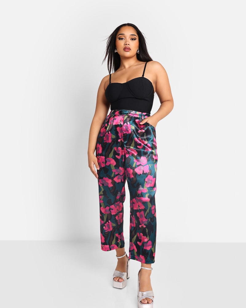 Floral cigarette trousers deals